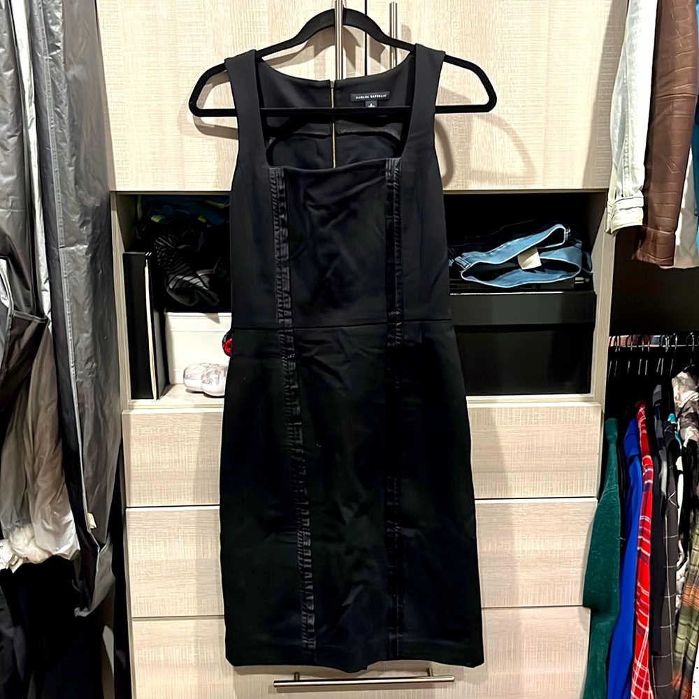 Banana republic black sheath dress